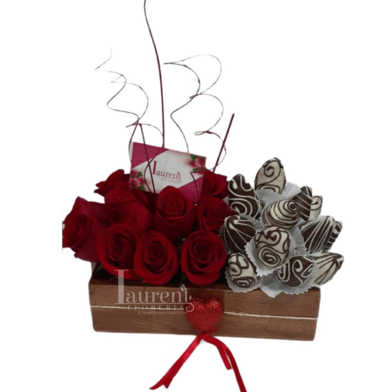 Fresas con chocolate