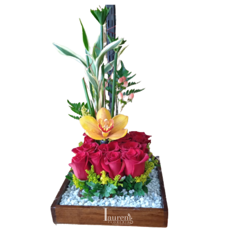 caja de orquidea