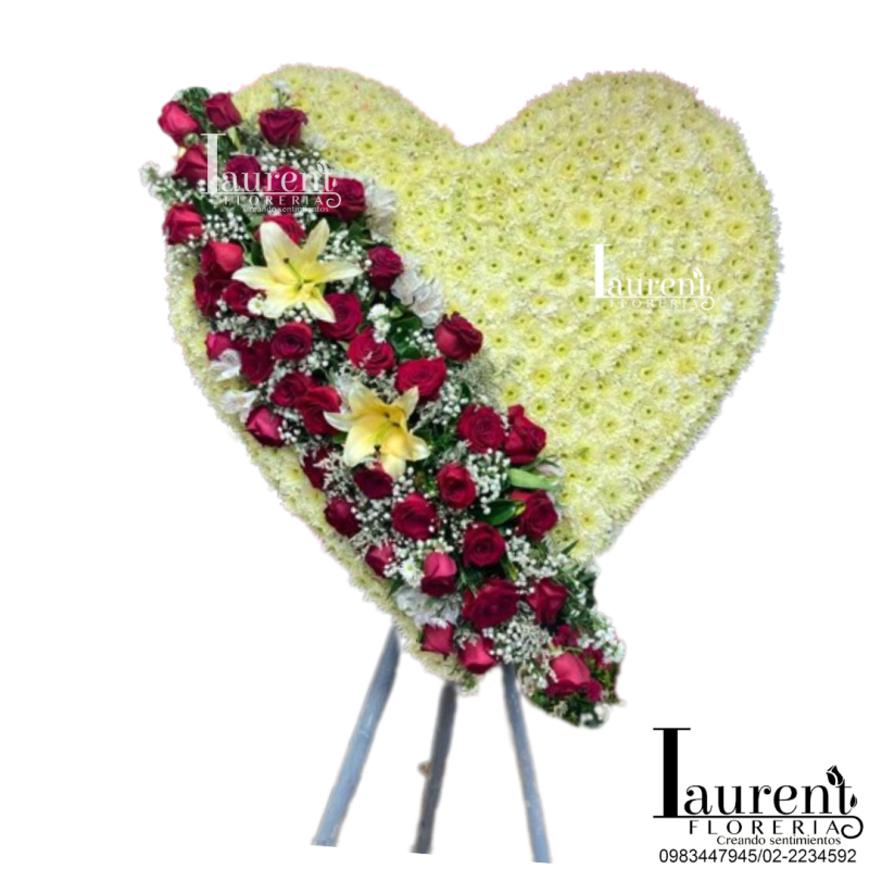 Ofrenda corazón de resignación