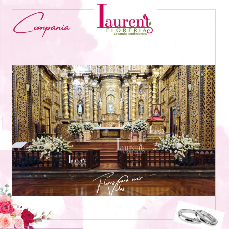 Decoración Iglesia la Compania Quito